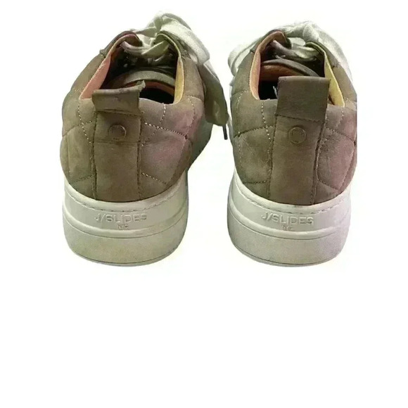 J/Slides Women's Aimee Quilted Suede Platform Sneakers SIZE-8 - Picture 7 of 9